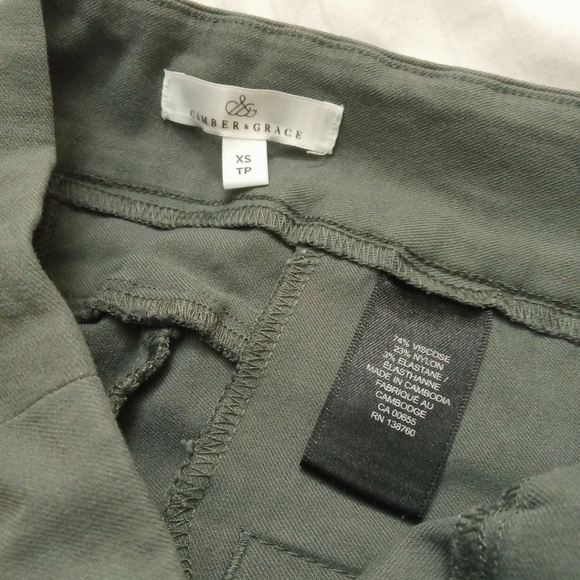 RW&CO NEW Camber & Grace Grey Petite Skinny Dress Pants - Picture 5 of 9